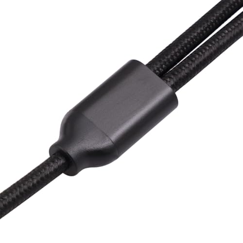 1/4 TRS Breakout Cable 1 FT, Splitter Y Adapter, 6.35mm TRS Female to Dual 6.35mm TS Mono Male Jack Cable for Guitar or Mixer with Jack Output - size: 1 FT 1 Pack, style: 1/4 TRS Breakout Cable