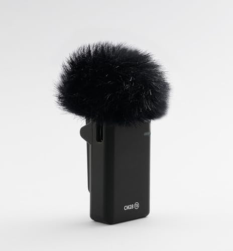 Windscreen for NEEWER CM28 CM31 CM26 PRO Wireless Lavalier Microphone Deadcat Furry Cover, 2-Pack Pop Filter Accessory