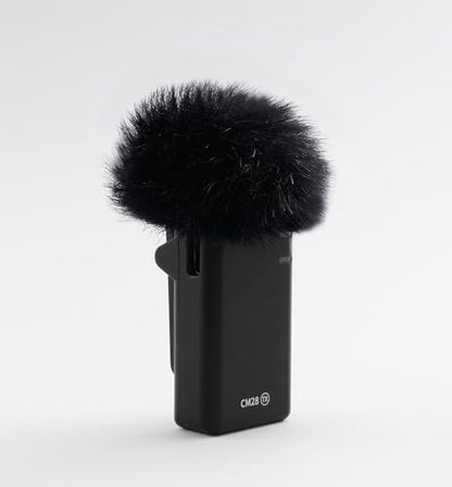 Windscreen for NEEWER CM28 CM31 CM26 PRO Wireless Lavalier Microphone Deadcat Furry Cover, 2-Pack Pop Filter Accessory