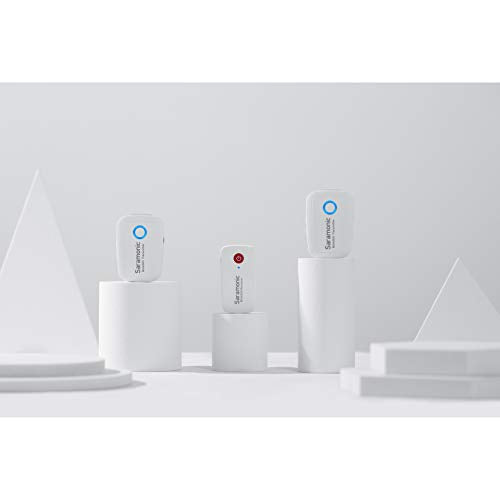 Saramonic Ultracompact 2.4 GHz Wireless Clip-On Mic System w/Lav & Dual-Reciever for Cameras & Mobile (Blink 500 B1) - size: Blink 500 B1W