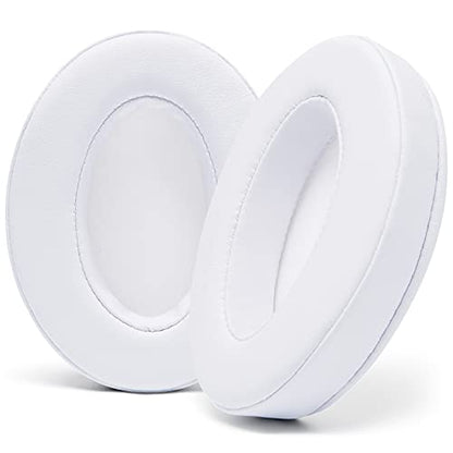 WC Wicked Cushions PadZ - Thick & Soft Ear Pads for ATH M50X / M40X / SteelSeries Arctis/HyperX Cloud & Alpha/Logitech G Pro X/Compatible with Over 50 Headphones | White - color: White