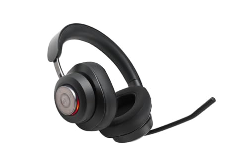 Kensington AH3X Bluetooth Headset, Wireless Over-Ear Headset, Boom Microphone, LED Indicator, Earcup Controls (K83455WW) - size: Wireless/Over-ear