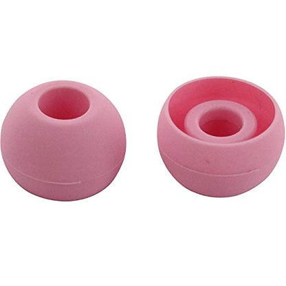 Replacement Silicone Earbuds Ear Tips Eargels Buds Set Compatible with Beats Powerbeats 3 Powerbeats 2 Wireless in-Ear Earphones (4 Pairs/Pink) - color: Pink