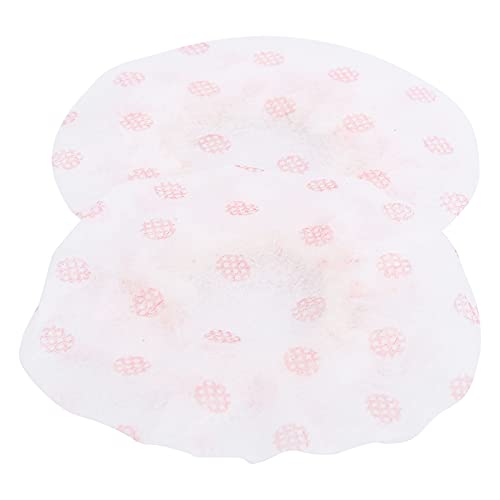 120 Pcs Microphone Caps Disposable | Non - Woven Particle & Saliva Guard Replacement Covers for Handheld Microphones/Home/Studio | 7x7.6cm (red dot white) - color: red dot white