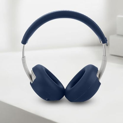 Studio Pro Silicone 2-in-1 Sweat Case Cover Set with Anti-Scratch Ear Pad Covers & Zipper Headband Cover – Compatible with Beats Studio Pro Wireless Headphones（Blue） - color: Blue 2-in-1