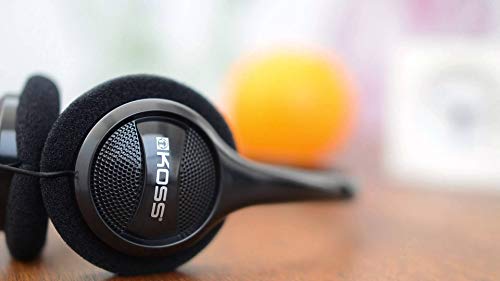 Koss KPH7 Lightweight Portable Headphone, Black (Pack of 6) - size: One Size (Pack of 6)