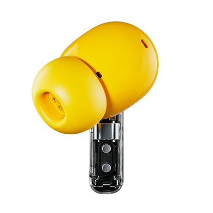 Nothing Ear (a) Wireless Earbuds, 45dB Hybrid Noise Cancelling Earbuds, Hi-Res Audio, Advanced Equaliser, Dual Connect, 6 Mics, 42.5H Playtime Ear Buds Wireless Bluetooth, Yellow - color: Yellow