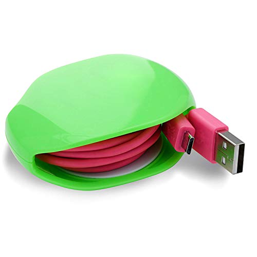 FixtureDisplays® USB Cable Winder Retractable Organizer Portable Cord Auto Earphone Cord Rewinder 18491-2D