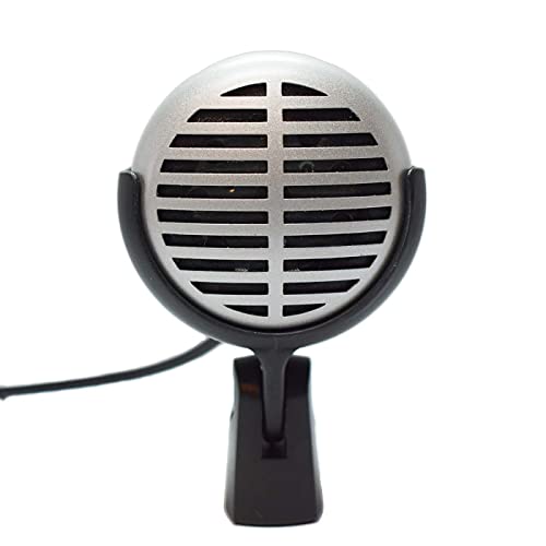 Ammo Clip 520 Bullet Mic Holder Compatible With Shure 520DX Green Bullet, Superlux D112/C and Other Similar Harmonica Microphones (Natural Black) - color: Natural Black