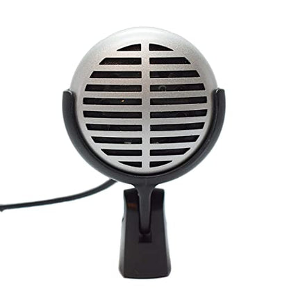 Ammo Clip 520 Bullet Mic Holder Compatible With Shure 520DX Green Bullet, Superlux D112/C and Other Similar Harmonica Microphones (Natural Black) - color: Natural Black