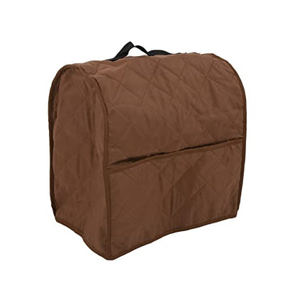 Kitchen Mixer Cover Carry Bag for 5Qt/6Qt, Fits Most Stand Mixers, - Scratch Quilted Polyester Pongee Fabric with Storage Pockets (Coffee) - color: Coffee