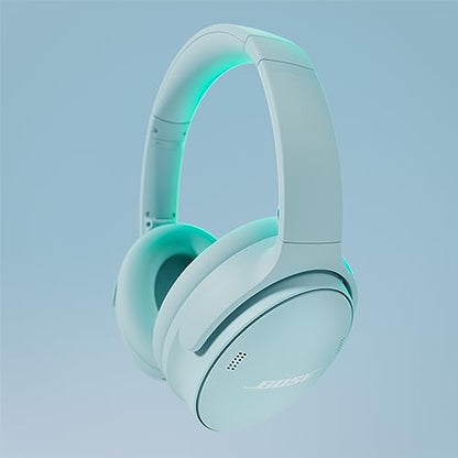 Bose QuietComfort Wireless Noise Cancelling Headphones, Bluetooth Over Ear Headphones with Up to 24 Hours of Battery Life, Moonstone Blue - Limited Edition (Renewed) - color: Moonstone Blue