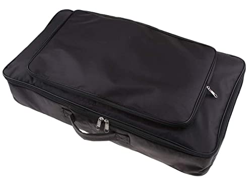 Portable Gig Bag Guitar Effects Pedal Board Carry Bag 23.6 x 13 x 4inch Black