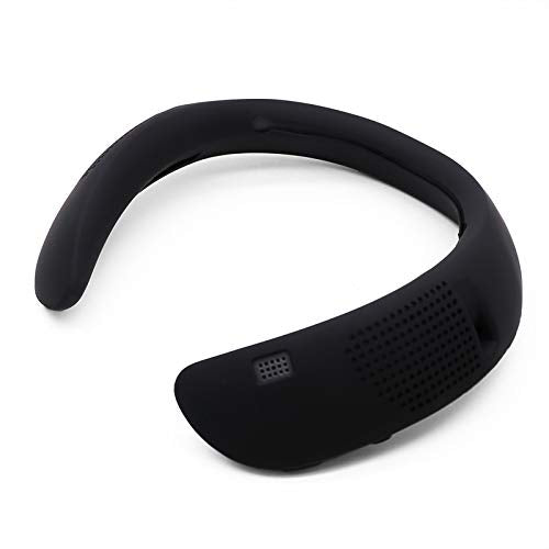 ZALUJMUS Silicone Protective Case Cover Compatible with Bose Soundwear Companion Wearable Speaker (Black) - color: Black