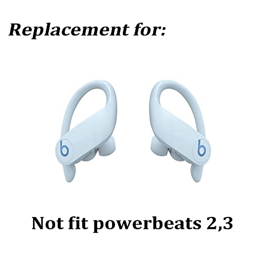 Replacement Eartips Silicone Earbuds Buds Set for Powerbeats Pro Beats Wireless Earphone Headphones,4 Pair (Blue) - color: Blue