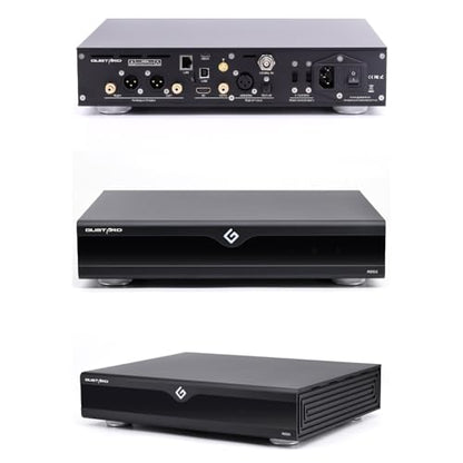 Gustard DAC-R26II 26-Bit R2R DAC, Discrete Streamer Decoder with DSD2048, USB/Opt/Coax/IIS/AES/LAN Input, Fully Balanced Digital-Analog Converter, 10MHz Clock, Home Audio Network Streaming DAC, Black
