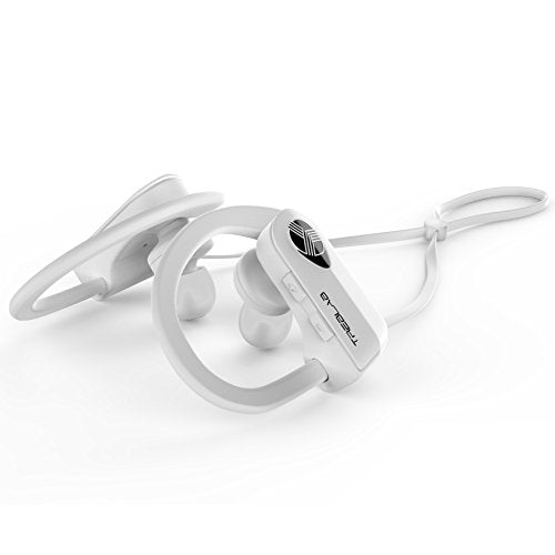 TREBLAB XR500 Bluetooth Running Headphones, IPX7 Waterproof | Noise Cancelling, Secure-Fit, Wireless Sport Earbuds with Mic