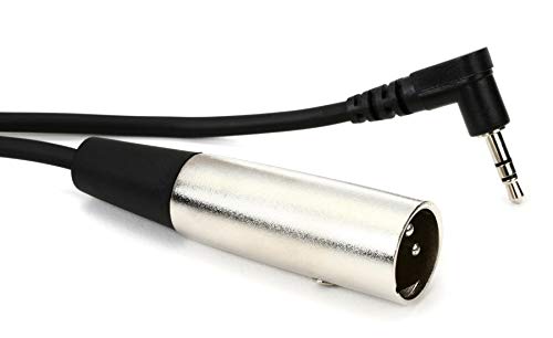 Hosa XVM-105 Meters 5 Feet Right-Angle 1/8 Inches TRS to XLR Male Cable