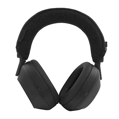 Headband Protector for Sony WH-1000XM5 Wireless Headphones, Headband Cover with Zipper Cushion, White, Cotton - color: WH-1000XM5 headband