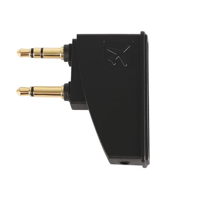 Airplane Headphone Adapter - 3.5mm Jack for Bose 700 QC 2/3 QC45/35 QC35ii QC15/25/20 NC700 SoundLink SoundLinkII AE2 AE2i AE2W & More - Compatible with Most in-Flight Entertainment Systems - size: 1pc