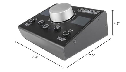Mackie Big Knob Passive (Non-Powered) 2x2 Studio Monitor Controller – Signal Attenuator for Pro Audio | Passive audio path with 2x2 monitor switching for volume control, source selection and monitor mixing - size: Passive 2x2