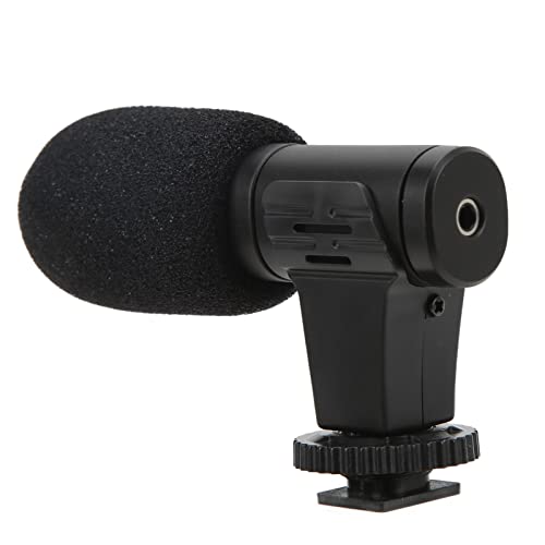VBESTLIFE Universal 3.5mm Mobile Phone & Camcorder Camera Video Mic for Live Conference & Vlog