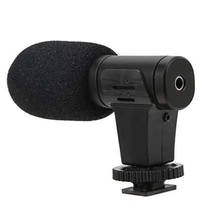 VBESTLIFE Universal 3.5mm Mobile Phone & Camcorder Camera Video Mic for Live Conference & Vlog