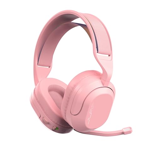 JLab Nightfall Wireless Gaming Headset, Bluetooth 5.3, Pink - color: Pink