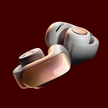 Bose Ultra Open Bluetooth Earbuds, True Wireless Earbuds with OpenAudio for Awareness, Clip On Design for Comfort, Immersive Audio, Up to 48 Hrs of Playtime + 20W Wall Charger (Sunset Iridescent) - color: Sunset Iridescent