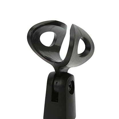 Desktop Desk Microphone Stand Foldable Tripod,Microphone Mic Stand Holder Bracket Adjustable Table Microphone Holder with Mic Clip for Conference Live Broadcast