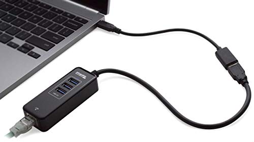Plugable USB Audio Adapter Bundle with USB C to USB Cable, 3.5mm Speaker-Headphone and Microphone Jack, Add an External Stereo Sound Card to Any PC, Compatible with Windows, Mac, and Linux