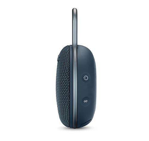 JBL Clip 3 Waterproof Portable Bluetooth Speaker - Blue (Renewed) - color: Blue