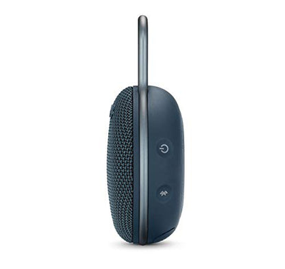 JBL Clip 3 Waterproof Portable Bluetooth Speaker - Blue (Renewed) - color: Blue