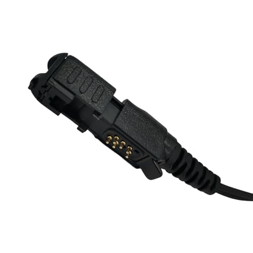 Walkie Talkie Earpiece with Mic Ear Piece PTT Microphone Headset for Motorola XPR 3300e 3500e 3500 3300 2-Way Radios (in Ear Earbuds, to 3.5mm Aux Earphone)
