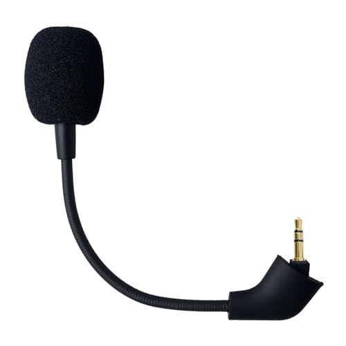 Replacement Game Microphone 3.5mm | for HyperX Cloud 2 X Core Pro Cloud Silver, Pre-2021 1st Version, Wired Gaming Headset