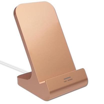 Z1 Wireless Charger Wireless Phone Charger Stand 10W Max Compatible with Apple iPhone 12/12 Pro Max/ 11Pro/11Pro Max/XR/XS Max/XS/X/8/8Plus, Samsung Galaxy - color: 1 Pack Pink