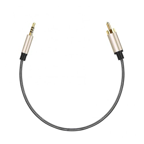 Digital Coaxial Audio Cable 3.5mm Ja-ck HiFi DTS R/CA to R/CA Male Coaxial Cable Gold-Plated Stereo HiFi Home Theater Compatible with The Amplifier(1M)