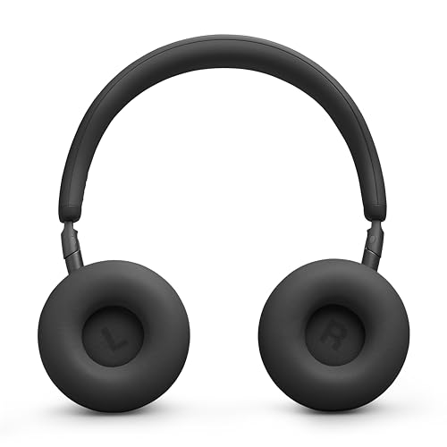 JBL Live 680NC - Noise Cancelling Headphones - Black | JBL Signature Sound with Hi-Res Audio wired and wireless, True Adaptive Noise Cancelling 20, real time calibration - color: Black