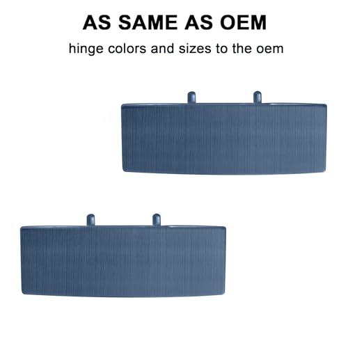 Adhiper Hinge Replacement Metal Repair Parts for Beats Studio Pro Headphone | Studio Pro Durable Repair Kit Replacement Headband Metal Folding Hinge Clip Cover Pin Repair Parts Set（Navy） - color: Navy