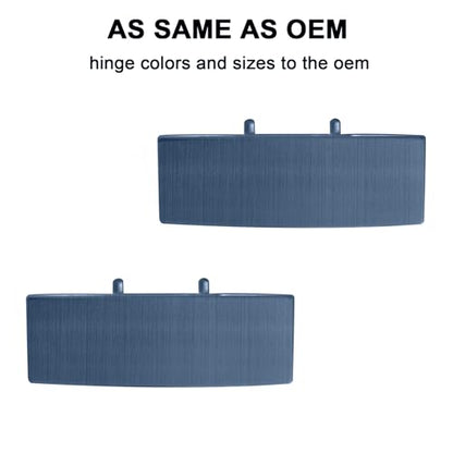 Adhiper Hinge Replacement Metal Repair Parts for Beats Studio Pro Headphone | Studio Pro Durable Repair Kit Replacement Headband Metal Folding Hinge Clip Cover Pin Repair Parts Set（Navy） - color: Navy