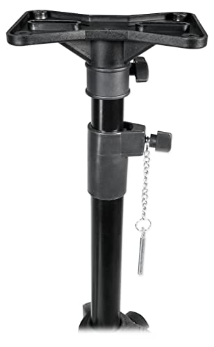 Rockville RVSSA1 Universal 35mm Speaker Stand Mounting Pole Adapter Bracket | Tripod Compatible, PA Speaker Mount, Durable Plastic, Adjustable Lock Nut, Compact, Lightweight, Hardware Not Included - size: 1 Count (Pack of 1)