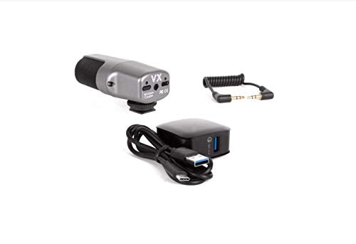 VX Skateboard Microphone | Four-capsule shotgun microphone with 48-hour battery for skateboarding, video production and audio capture