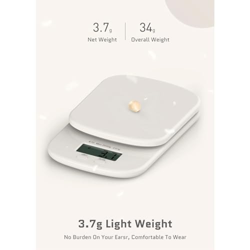 Yoidesu Mini Earbuds, Super Long Endurance Noise Cancelling Headset with Mini Compact Design, Bluetooth 5.4 Connection, for Phones, Computers, Tablets and More (White) - color: White