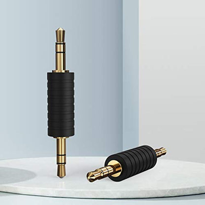 CableCreation 3.5mm Headphone Extension Cable 90 Degree Right Angle with Headphone Splitter 3.5mm Audio Stereo Y Splitter