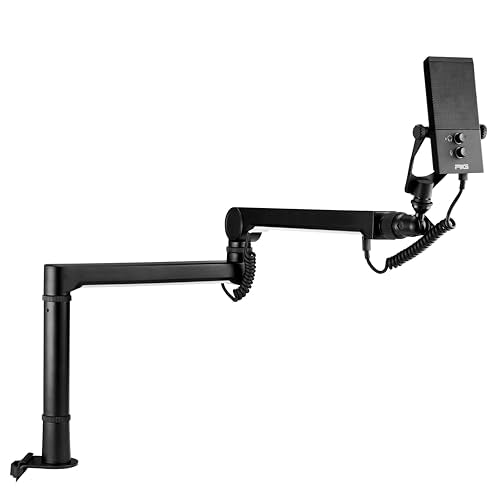 RIG Streaming Bundle M2 STREAMSTAR PRO HD Gaming USB Condenser Microphone Bundled MA-1 Low Profile USB Mic Arm with RGB