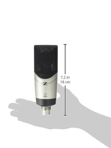 Sennheiser Pro Audio Sennheiser Professional MK 4 Cardioid Condenser Studio Microphone | 1-inch true condenser capsule with cardioid polar pattern and XLR connector for vocals, instruments and project studios