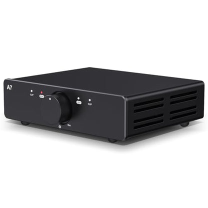 3e Audio A7 Next-Gen HiFi Stereo Amplifier | Home Theater Amplifier | TPA3255 Chip 2x250W PBTL with Enhanced PFFB | 48V5A Power Supply for Bookshelf Speakers