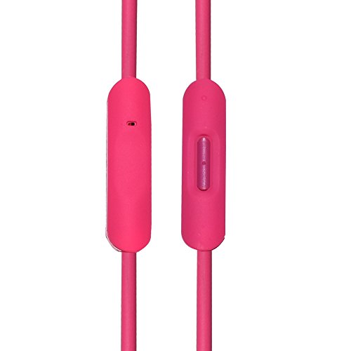 Solo Replacement 3.5mm Audio Cable Cord Wire with in-line Remote Microphone Compatible with Beats by Dr Dre Headphones Solo/Studio/Pro/Detox/Wireless/Mixr/Executive/Pill Suppot iOS System (Pink) - color: Pink