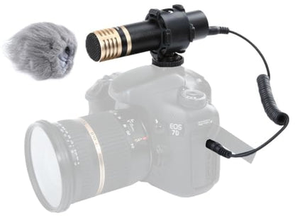 Movo VXR200 HD Stereo XY Condenser Mini Capsule Microphone for Sony, Nikon, and Canon DSLR Video Cameras