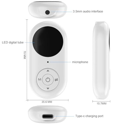 Isobel Bluetooth 5.3 Audio Transmitter Receiver for TV/PC/Car/Home Stereo/Headphones/Wireless Headset/Aux/Auxilary/Music/Speaker/Earbuds/Headphone Jack-to-3.5mm Jack Microphone - size: Medium